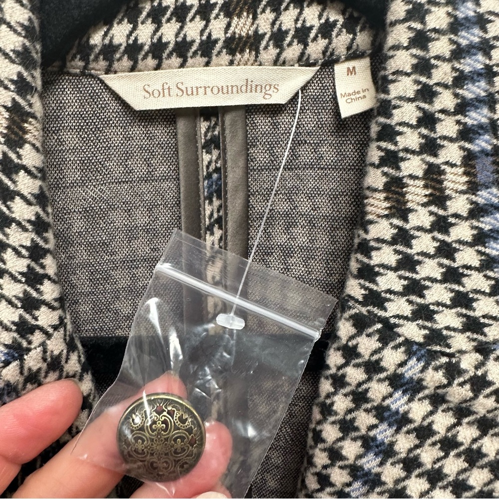 Soft Surroundings Houndstooth Jacket - image 3